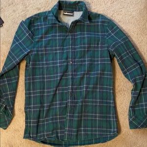 Green hundreds flannel